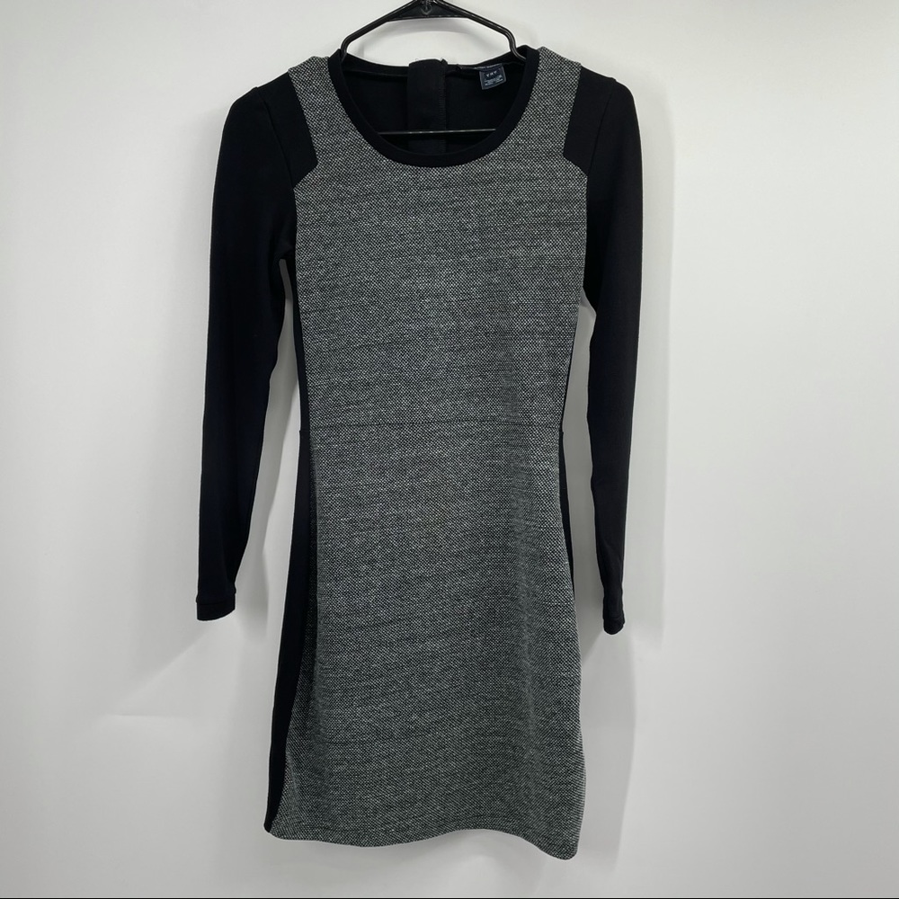 French Connection Long Sleeve Sleek Dress